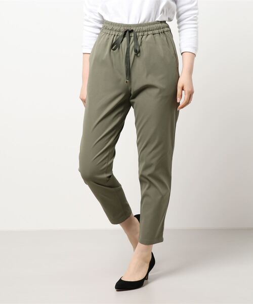 Q（キュー）の「ミリタリーイージーパンツ（その他パンツ・レディース・ブラック/カーキ/アイボリー/ブラック系その他/スモークピンク・MEDIUM）」の11枚目の写真