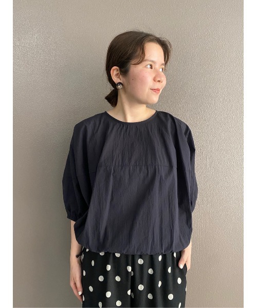 BEARDSLEY(ビアズリー)の「ギンガムマルブラウス(シャツ/ブラウス・レディース・ホワイト/ブラック・FREE)」の9枚目の写真