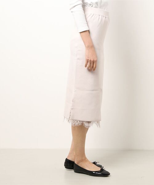 FEERICHELU（フェリーシェル）の「タイトスカート レース＆ニット リバーシブル FEERICHELU（スカート・レディース・ラベンダー/グレイッシュベージュ/ピンクベージュ/ベージュ/スモークピンク・S/M）」の17枚目の写真