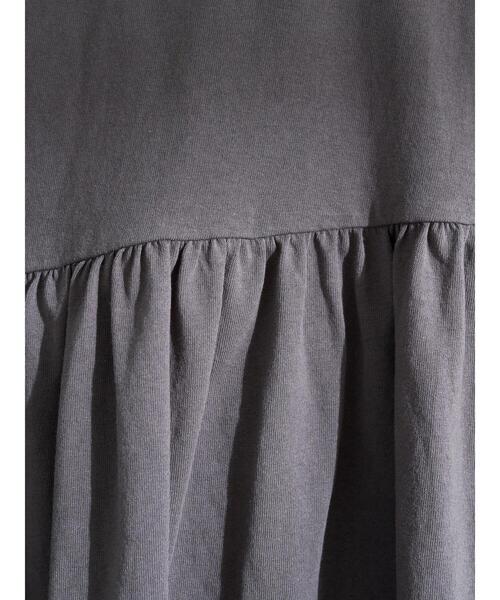 earth music&ecology（アースミュージックアンドエコロジー）の「ティアードカットチュニック ＊（Tシャツ/カットソー・レディース・チャコールグレー/オフホワイト/ミント・FREE）」の14枚目の写真