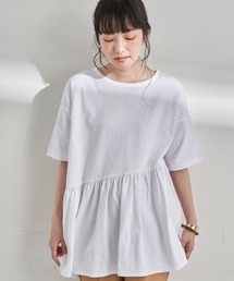 earth music&ecology | ティアードカットチュニック ＊(Tシャツ/カットソー)