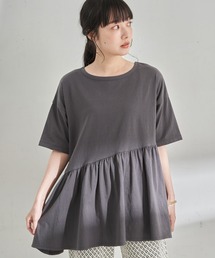 earth music&ecology | ティアードカットチュニック ＊(Tシャツ/カットソー)