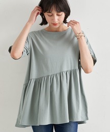 earth music&ecology | ティアードカットチュニック ＊(Tシャツ/カットソー)