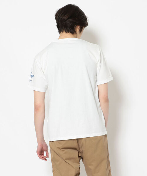 AVIREX（アヴィレックス）の「クルーネック Tシャツ U.S.エアフォース / SS CREW NECK T-SHIRT U.S. AIR FORCE / アヴィレックス / AVIREX（Tシャツ/カットソー・メンズ・ホワイト/ライトブルーグレー/ネイビー/オレンジ・MEDIUM/X-LARGE/LARGE/XX-LARGE）」の5枚目の写真
