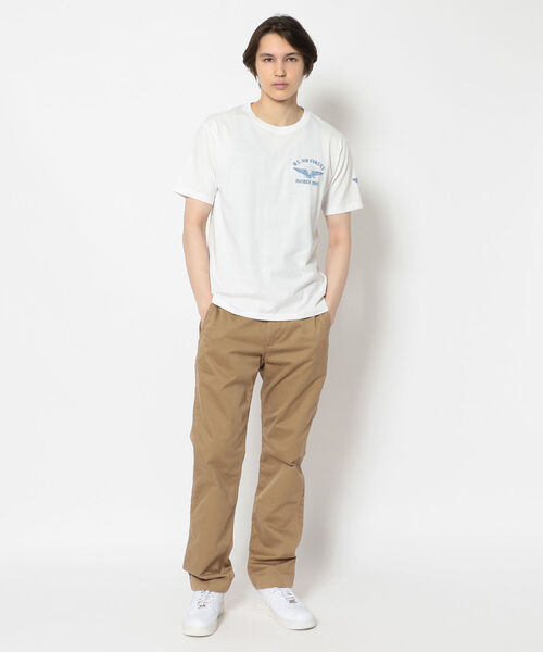 AVIREX（アヴィレックス）の「クルーネック Tシャツ U.S.エアフォース / SS CREW NECK T-SHIRT U.S. AIR FORCE / アヴィレックス / AVIREX（Tシャツ/カットソー・メンズ・ホワイト/ライトブルーグレー/ネイビー/オレンジ・MEDIUM/X-LARGE/LARGE/XX-LARGE）」の12枚目の写真