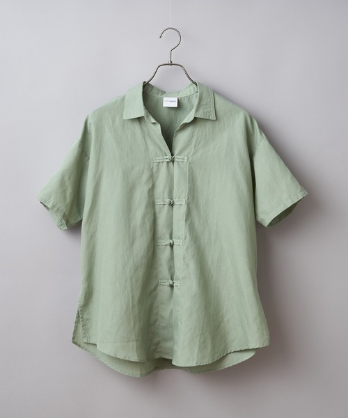 シャツ ブラウス トップスリネンチャイナシャツ シャツ ブラウス Ciaopanic チャオパニック のファッション