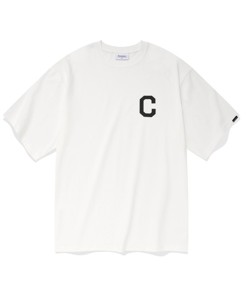 COVERNAT（カバーナット）の「【COVERNAT】C LOGO TEE / カバーナット Cロゴ ベーシック Tシャツ（Tシャツ/カットソー・メンズ・クリーム/グリーン/マルチ/ホワイト/ブラック/ネイビー・X-LARGE/SMALL/MEDIUM/LARGE）」の2枚目の写真