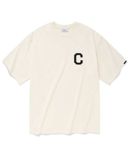 COVERNAT（カバーナット）の「【COVERNAT】C LOGO TEE / カバーナット Cロゴ ベーシック Tシャツ（Tシャツ/カットソー・メンズ・クリーム/グリーン/マルチ/ホワイト/ブラック/ネイビー・X-LARGE/SMALL/MEDIUM/LARGE）」の4枚目の写真