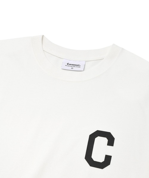 Tシャツ・カットソー COVERNAT Multicolor Logo Graphic T-Shirt White COVERNAT】C LOGO TEE / カバーナット Cロゴ ベーシック Tシャツ
