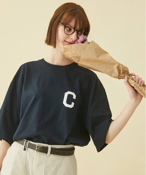 COVERNATのSmall C Logo T-Shirt 全3色 COVERNAT】C LOGO TEE / カバーナット Cロゴ ベーシック Tシャツ