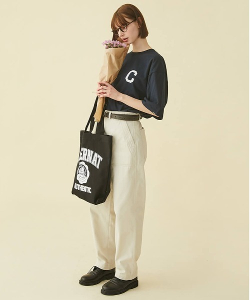 COVERNAT（カバーナット）の「【COVERNAT】C LOGO TEE / カバーナット Cロゴ ベーシック Tシャツ（Tシャツ/カットソー・メンズ・クリーム/グリーン/マルチ/ホワイト/ブラック/ネイビー・X-LARGE/SMALL/MEDIUM/LARGE）」の11枚目の写真