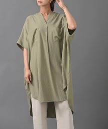 【WEB限定】pura ダブルポケットスキッパーチュニック