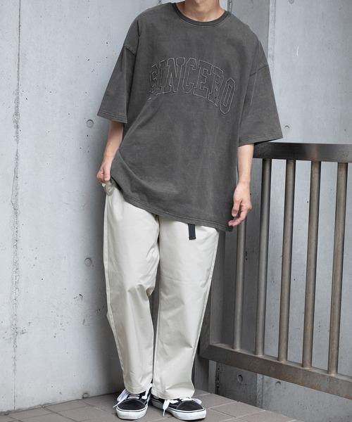 PairPair（ペアペア）の「ベルト付きワークパンツ（ユニセックス）（その他パンツ・メンズ・チャコールグレー/アイボリー/ブルーグリーン・SMALL/MEDIUM/LARGE）」の7枚目の写真