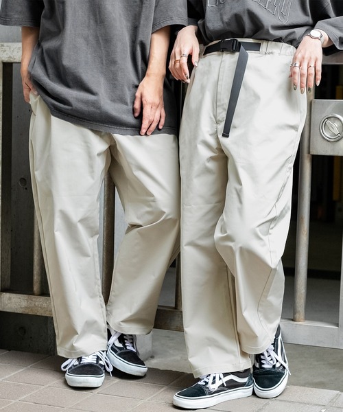 PairPair（ペアペア）の「ベルト付きワークパンツ（ユニセックス）（その他パンツ・メンズ・チャコールグレー/アイボリー/ブルーグリーン・SMALL/MEDIUM/LARGE）」の5枚目の写真