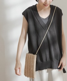 FORK&SPOON | FORK&SPOON ペーパーノースリーブニット(ニット/セーター)