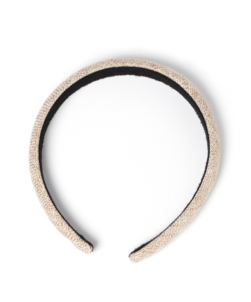 studio CLIP（スタディオクリップ）の「Aシンプルカチューシャ（カチューシャ・レディース・ベージュ/ブラウン・FREE）」の3枚目の写真