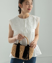 Edit Sheen | スウェードフリンジかごバッグ(かごバッグ)