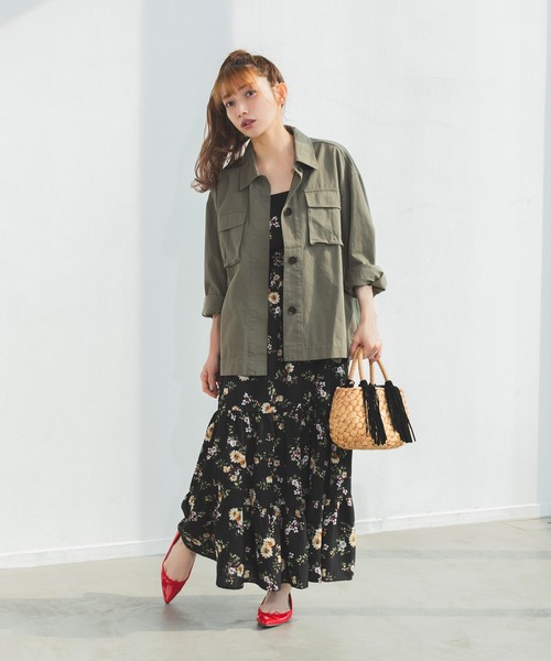 Edit Sheen（エディットシーン）の「スウェードフリンジかごバッグ（かごバッグ・レディース・キャメル/ブラック/グレー・FREE）」の16枚目の写真