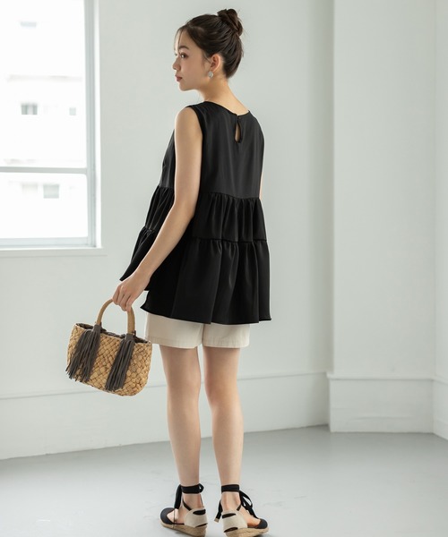 Edit Sheen（エディットシーン）の「スウェードフリンジかごバッグ（かごバッグ・レディース・キャメル/ブラック/グレー・FREE）」の20枚目の写真