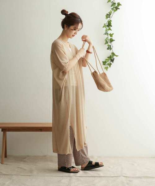 URBAN RESEARCH DOORS(アーバンリサーチドアーズ)の「カフタンニットワンピース(ワンピース・レディース・グレー系その他/ベージュ・ONE)」の15枚目の写真