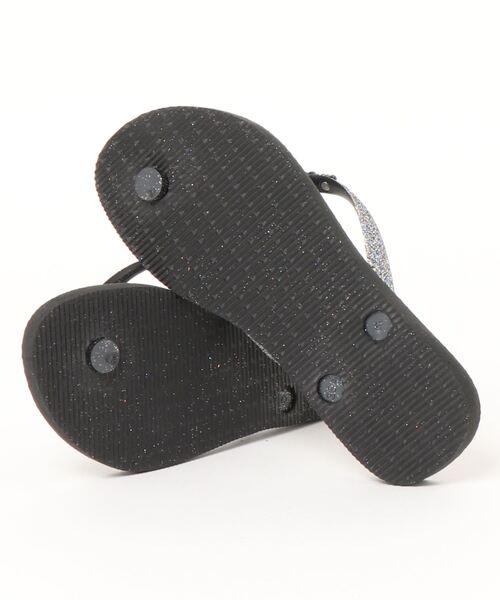 havaianas（ハワイアナス）の「havaianas (ハワイアナス) / Slim Glitter サンダル ラバービーチサンダル（サンダル・レディース・ライトグレー/ブラック/ベージュ/オリーブ/ピンク系その他・23/22/25.5/24.5）」の7枚目の写真