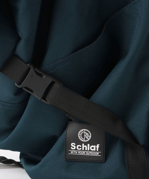 BEAMS HEART(ビームスハート)の「Schlaf / 撥水 コーデュラ ポリ 三角 リュック(バックパック/リュック・メンズ・ブラック/ベージュ/ブルー系その他3・ONE SIZE)」の16枚目の写真