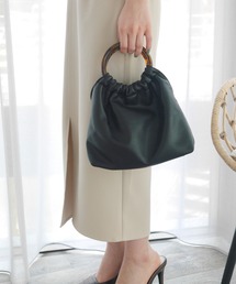 LIPSERVICE | マーブルハンドルギャザーBAG(トートバッグ)