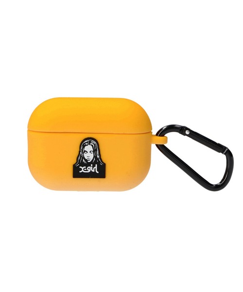 X-girl(エックスガール)の「FACE Air Pods Pro CASE(ヘッドフォン/イヤホン・レディース・レッド/イエロー/ブルー・ONE SIZE)」の1枚目の写真