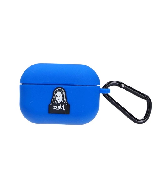 X-girl(エックスガール)の「FACE Air Pods Pro CASE(ヘッドフォン/イヤホン・レディース・レッド/イエロー/ブルー・ONE SIZE)」の2枚目の写真