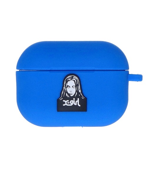 X-girl(エックスガール)の「FACE Air Pods Pro CASE(ヘッドフォン/イヤホン・レディース・レッド/イエロー/ブルー・ONE SIZE)」の4枚目の写真