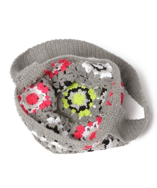 JEANASIS（ジーナシス）の「ハンドクロシェトートBAG/954582（ハンドバッグ・レディース・ブラック/グレー・FREE）」の14枚目の写真