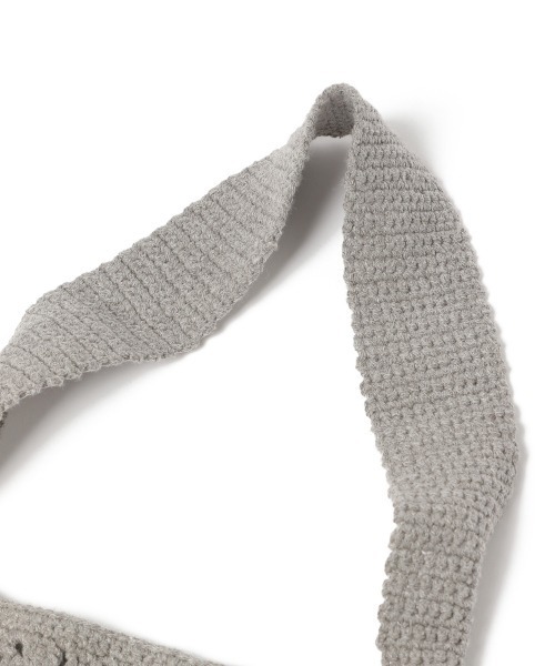 JEANASIS（ジーナシス）の「ハンドクロシェトートBAG/954582（ハンドバッグ・レディース・ブラック/グレー・FREE）」の13枚目の写真