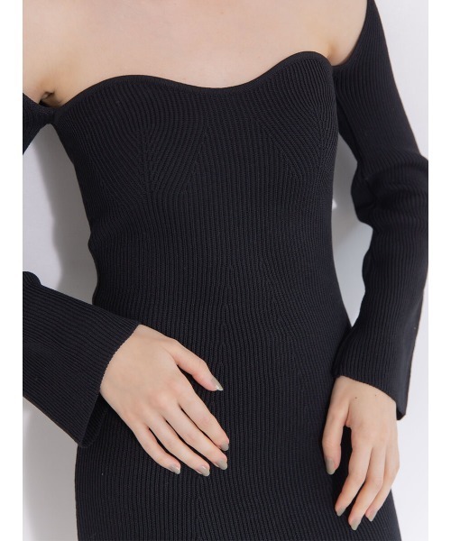Ayla（アイラ）の「neck design onepiece（ワンピース・レディース・ブラック・FREE）」の3枚目の写真