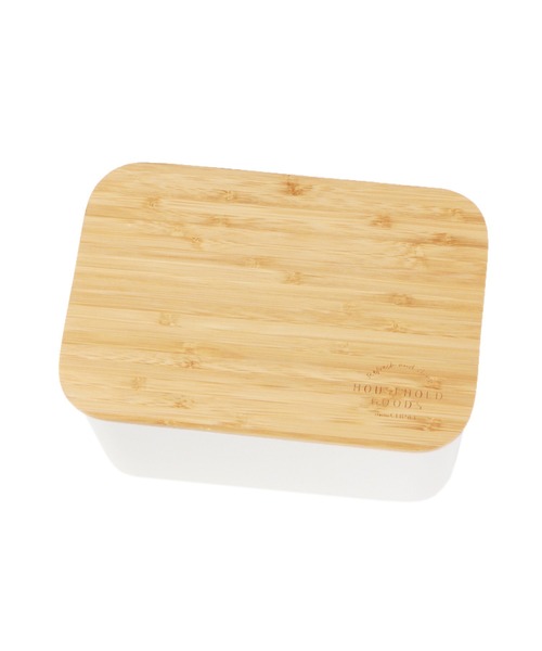 バンブー蓋ストレージボックスL《HOUSEHOLD GOODS》（収納グッズ