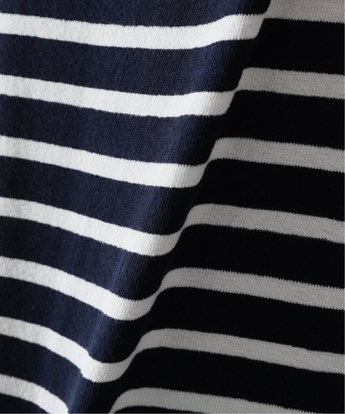 JOURNAL STANDARD relume（ジャーナルスタンダード　レリューム）の「インレイ ボーダーTシャツ（Tシャツ/カットソー・メンズ・ブラック/ホワイト/ネイビー/ボルドー・MEDIUM/LARGE）」の14枚目の写真