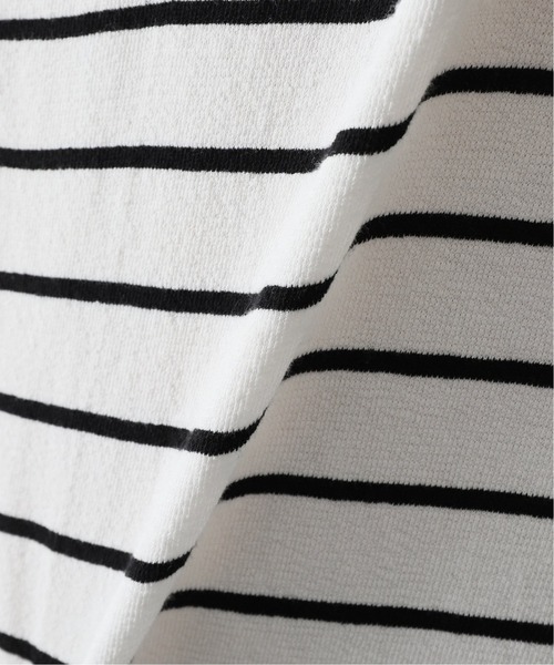 JOURNAL STANDARD relume（ジャーナルスタンダード　レリューム）の「インレイ ボーダーTシャツ（Tシャツ/カットソー・メンズ・ブラック/ホワイト/ネイビー/ボルドー・MEDIUM/LARGE）」の10枚目の写真