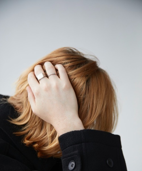 ln fortis（ロンフォルティス）の「ln fortis マットシルバーデザインリング（リング・メンズ・シルバー/シルバー系その他・FREE）」の9枚目の写真