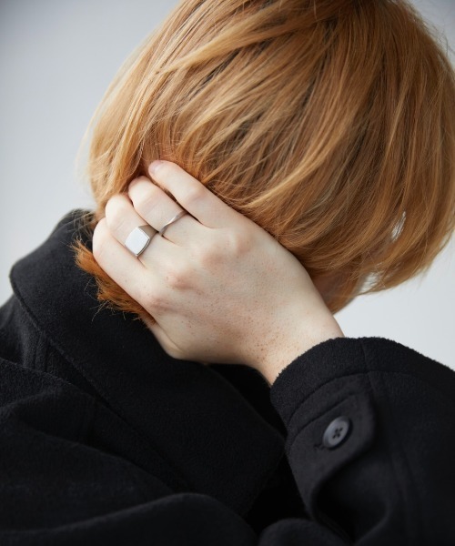 ln fortis（ロンフォルティス）の「ln fortis マットシルバーデザインリング（リング・メンズ・シルバー/シルバー系その他・FREE）」の7枚目の写真