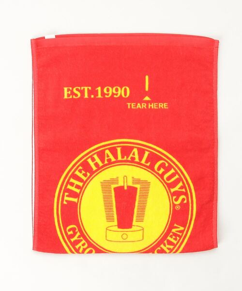 LFYT（エルエフワイティー）の「LFYT ラファイエット [Lafayette] - x ハラルガイズ [THE HALAL GUYS] コラボ ホットソース タオル [HOT SAUCE TOWEL]（タオル・メンズ・レッド・ONE SIZE）」の3枚目の写真
