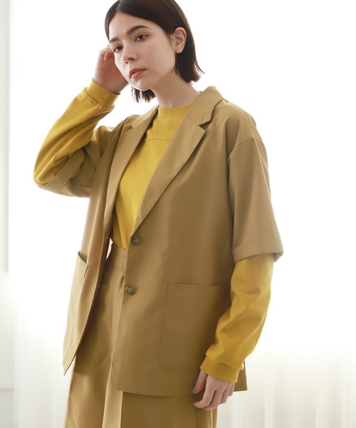 ドゥロワー　ティラーショートスリーブ ジャケット ドゥロワー ティラーショートスリーブ ジャケット ドゥロワー