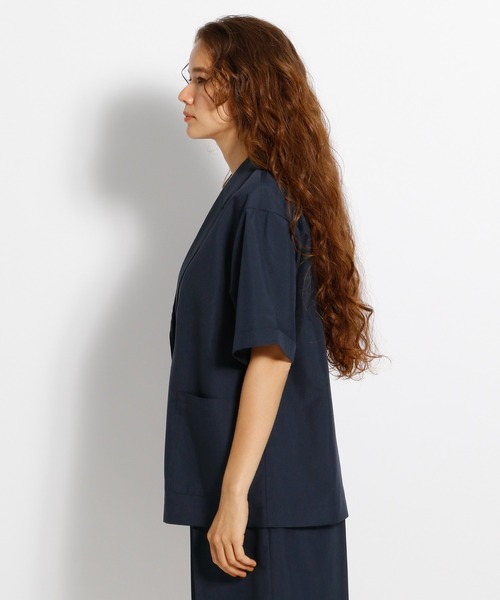 niko and（ニコアンド）の「ショートスリーブテーラードジャケット