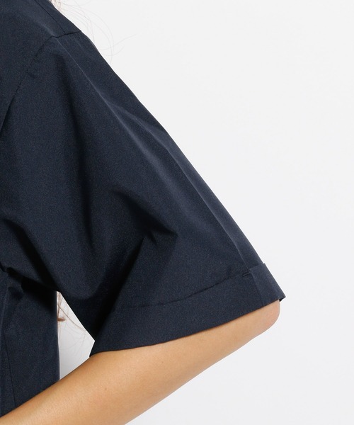 niko and...(ニコアンド)の「ショートスリーブテーラードジャケット(テーラードジャケット・レディース・ベージュ/ネイビー・MEDIUM/LARGE)」の14枚目の写真