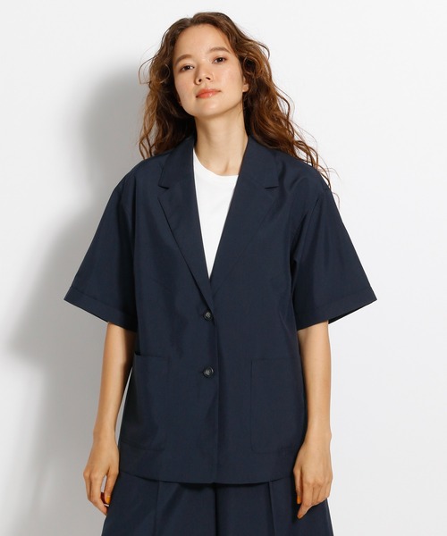 niko and...(ニコアンド)の「ショートスリーブテーラードジャケット(テーラードジャケット・レディース・ベージュ/ネイビー・MEDIUM/LARGE)」の20枚目の写真