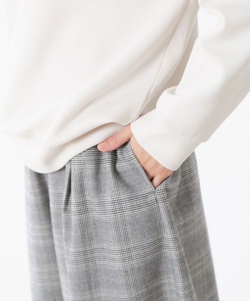 Honeys（ハニーズ）の「チェックガウチョパンツ（その他パンツ・レディース・ブラック×ホワイト/ブラック系その他/ベージュ系その他/ブルー系その他・S/M/L）」の20枚目の写真