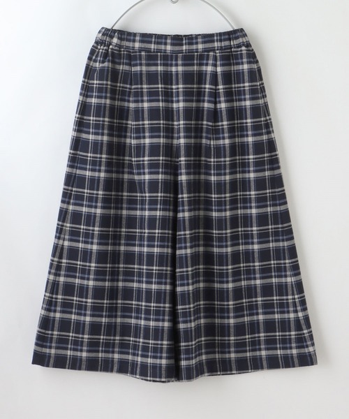 Honeys（ハニーズ）の「チェックガウチョパンツ（その他パンツ・レディース・ブラック×ホワイト/ブラック系その他/ベージュ系その他/ブルー系その他・S/M/L）」の6枚目の写真