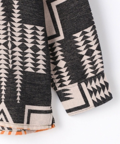 PENDLETON（ペンドルトン）の「PENDLETON　チェックオープンカラーシャツ（シャツ/ブラウス・メンズ・ブルー/その他/グレー/パープル・LARGE/MEDIUM）」の9枚目の写真