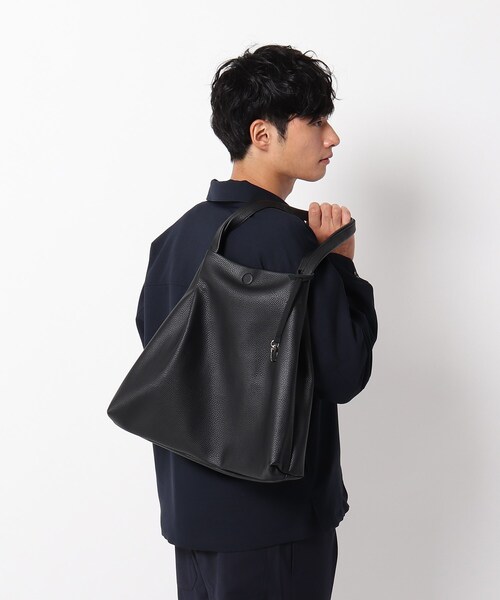 THE SHOP TK （ザ ショップ ティーケー ）の「◆シボBIGトート（トートバッグ・メンズ・ブラック/ダークブラウン/ベビーピンク/ベージュ系/ブルー系・00）」の13枚目の写真