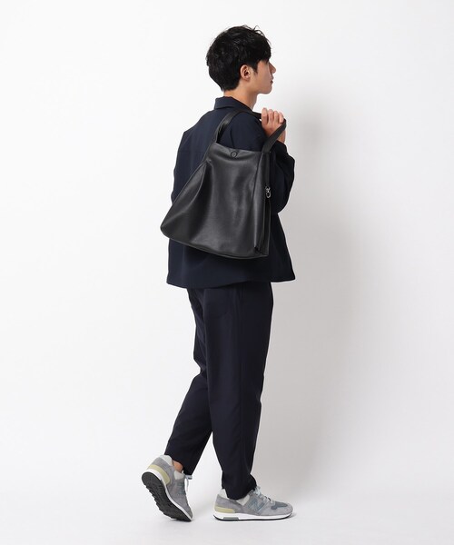 THE SHOP TK （ザ ショップ ティーケー ）の「◆シボBIGトート（トートバッグ・メンズ・ブラック/ダークブラウン/ベビーピンク/ベージュ系/ブルー系・00）」の12枚目の写真