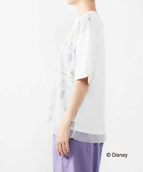 alcali（アルカリ）の「ミッキー/コミック柄Tシャツ（Tシャツ/カットソー・レディース・マルチ/ブラック・FREE）」の6枚目の写真