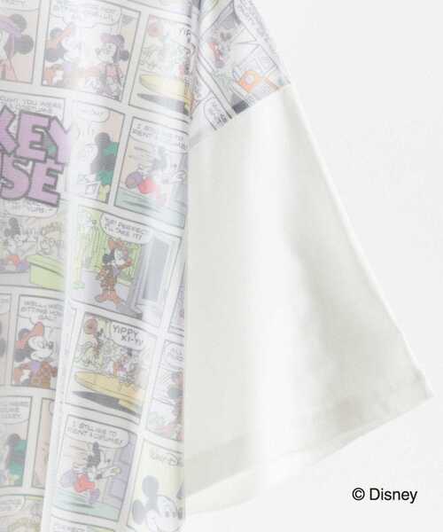 alcali（アルカリ）の「ミッキー/コミック柄Tシャツ（Tシャツ/カットソー・レディース・マルチ/ブラック・FREE）」の12枚目の写真